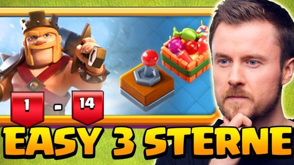 Steuerbare Helden - 3 Sterne Anleitung für Level 1 bis 14 in Clash of Clans