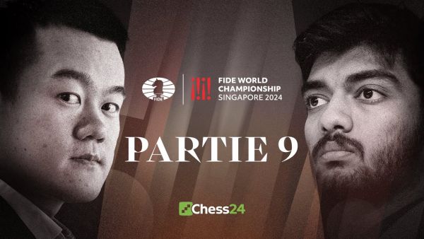 9. Partie der FIDE-WELTMEISTERSCHAFT | Ding Liren vs. Gukesh Dommaraju