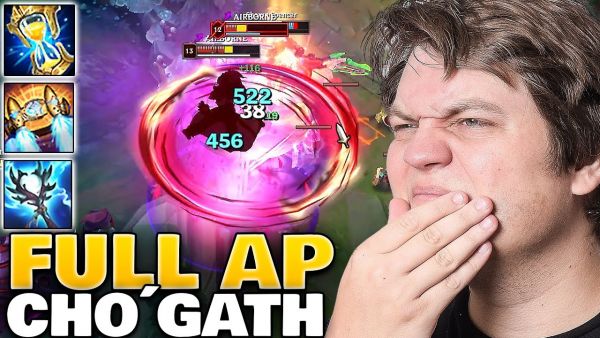 Der FULL AP Cho Gath in der Mitte!