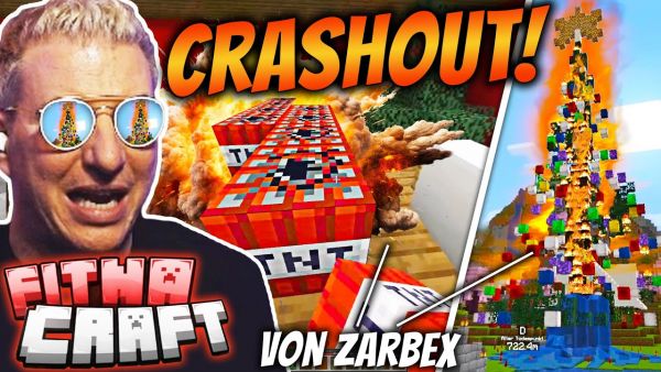 TOTALER CRASHOUT🔥🧨 VON ZARBEX🤣 SCHUTZGELD🤑 ODER DEIN HAUS BRENNT🔥😱 | FITNACRAFT⚔️ #10