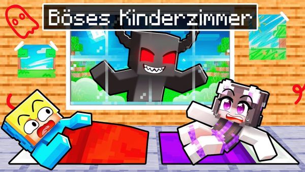 2 Nächte in einem bösen Kindergarten in Minecraft!