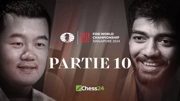 10. Partie der FIDE-WELTMEISTERSCHAFT | Ding Liren vs. Gukesh Dommaraju