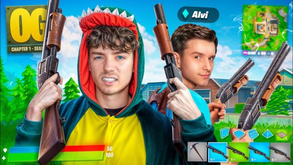 Die nur DOUBLE PUMP Challenge in OG Fortnite! ⚔️ (Duo vs. Squad) mit ALVI