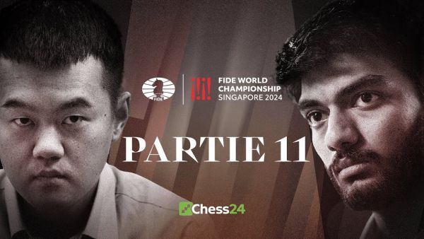 11. Partie der FIDE-WELTMEISTERSCHAFT | Ding Liren vs. Gukesh Dommaraju