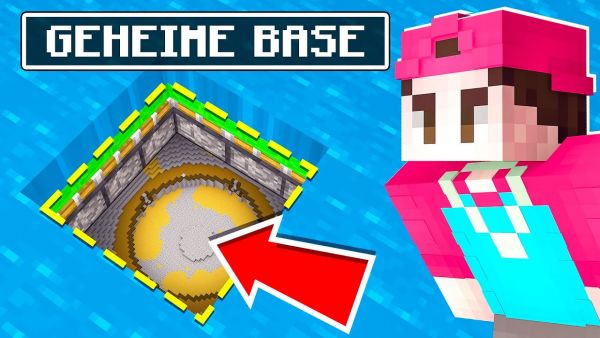 Ich FINDE eine NEUE GEHEIM BASE in Minecraft! (YouTuber Insel)