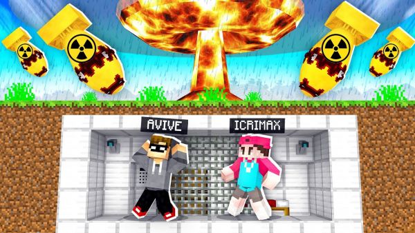ATOMBOMBE vs SICHERSTER BUNKER in Minecraft! (mit iCrimax)