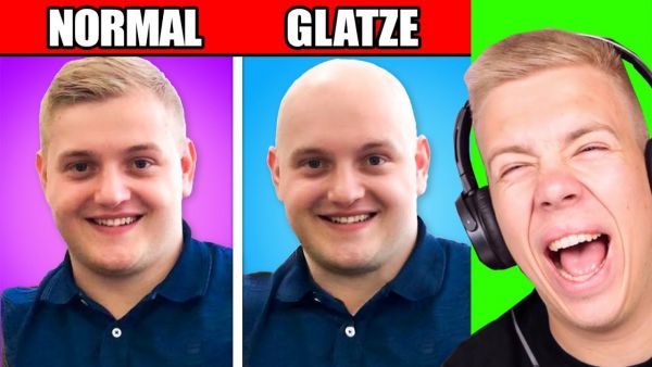 WENN YOUTUBER GLATZEN HÄTTEN.. (zu lustig😂)