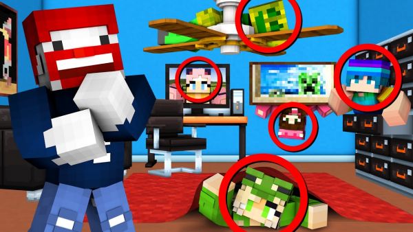 HIDE AND SEEK mit 7 YOUTUBERN in Minecraft