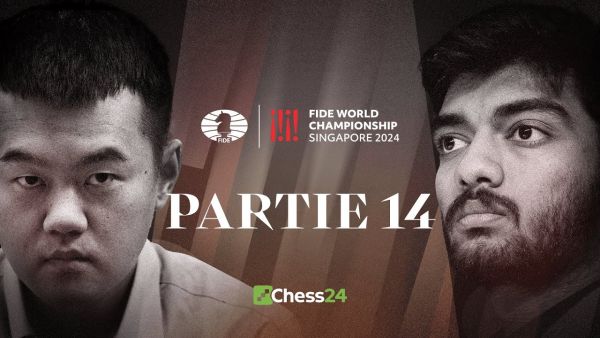 14. Partie der FIDE-WELTMEISTERSCHAFT | Ding Liren vs. Gukesh Dommaraju