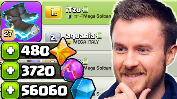 Elektro Schuhe MAXED Gemmen für Rang 1 in Legende (Clash of Clans)