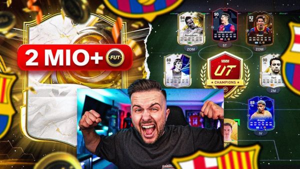 2 MIO COINS ICON GEZOGEN 😍 Mein Barcelona Legenden WL Team 🔥