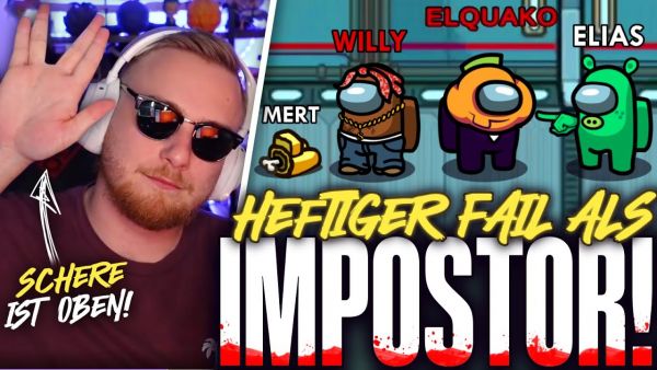 4x IMPOSTOR + FAILS OHNE ENDE! 😡🤣 AMONG US mit ELI, WILLY, MERT, SCHRADRIN & Co. 🔥 | SolutionPlayz