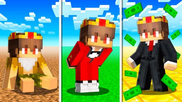 Entwicklung zum REICHSTEN MILLIONÄR in Minecraft!