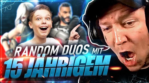 RANDOM DUOS mit 15 JÄHRIGEM🤣 | Fortnite | SpontanaBlack