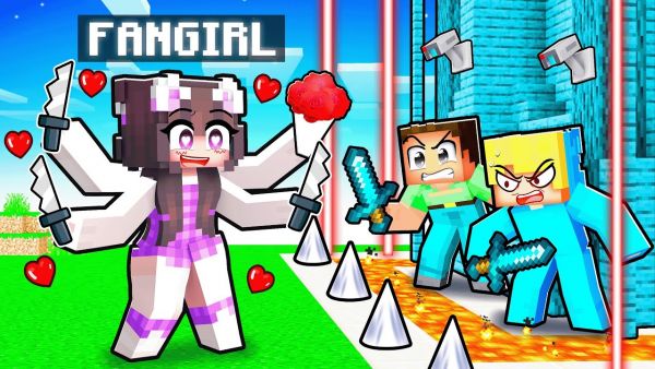 VERRÜCKTES Mutanten Fan Mädchen gegen Ultra sicheres Haus in Minecraft!