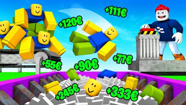 ICH ZERQUETSCHE 3.997.657 NOOBS in Roblox!