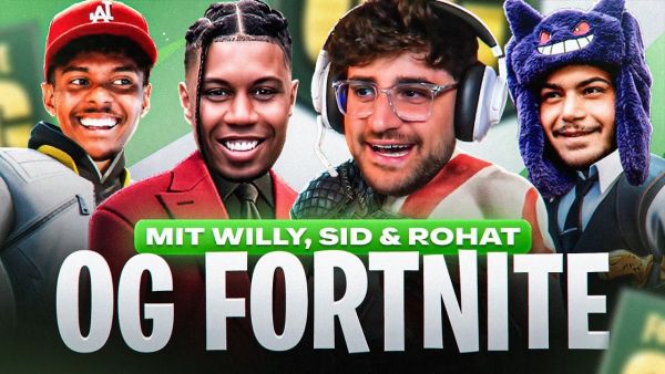 OG FORTNITE SQUAD MIT WILLY, ROHAT & SIDNEY!😍⭐️