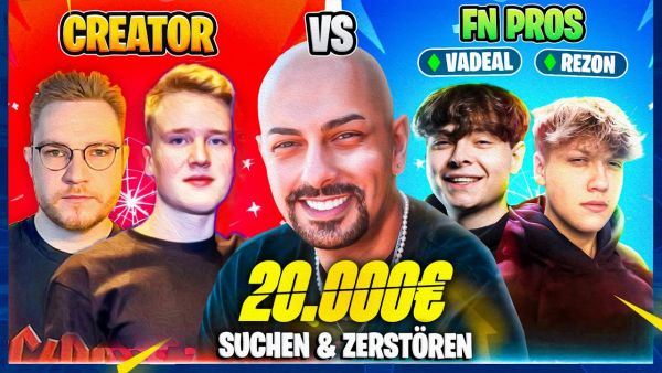 20.000€ BALLISTIC FORTNITE TURNIER MIT CREATOR & PROS 🤯😨