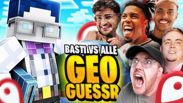 📍BASTI vs ALLE..?!?😱 Wir GEWINNEN gegen BASTIGHG?!?😨🔥GeoGuessr mit ELI, BASTI, WILLY, ZARBEX & Kroko