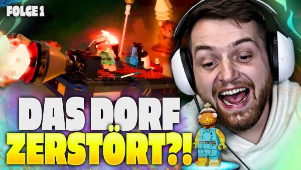 🥰😆 Nach UPDATES noch VIEL GEILER?!! Das Fluggerät CRASHT in unsere Basis 😱🤣 Folge 1 | Lego Fortnite