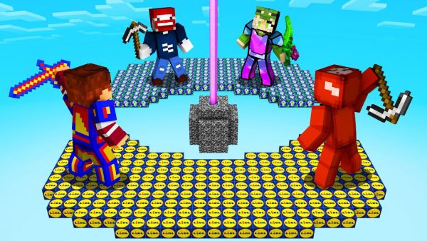 SUPERMARKT SCHWERT IST UNBESIEGBAR im 2v2 LUCKY BLOCKS KING!