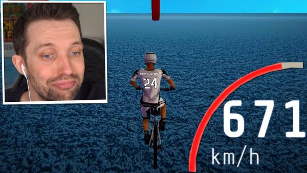 MEIN FAHRRAD FÄHRT von SELBST 671 km/h im Fahrrad Simulator