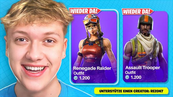 DIE *OG SKINS* IN FORTNITE SIND ZURÜCK! 🥳 (Renegade Raider...)