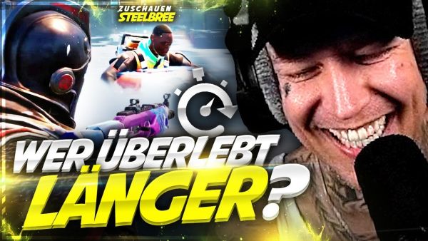 XL LÄNGER ÜBERLEBEN CHALLENGE vs. @Steeli  | Fortnite | SpontanaBlack