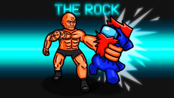 THE ROCK VERFOLGT MICH in AMONG US!