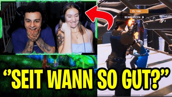 FREUNDIN vs Simex.. Wer ist BESSER in Fortnite (1v1)