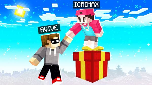 ÜBERLEBEN auf 1 WEIHNACHTS LUCKY BLOCK in Minecraft! 🎁