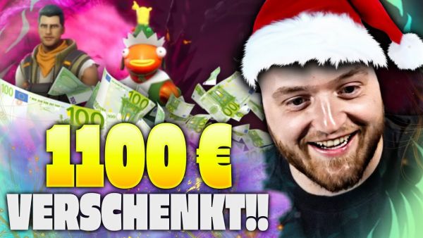 🎁😁 XXL GESCHENK!🥰 RIESEN FREUDE & GEILE Runden an HEILIGABEND 🥳 Fortnite Random Squads