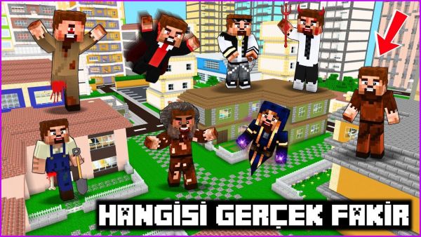 KLON FAKİRLERDEN HANGİSİ GERÇEK? 😱 - Minecraft