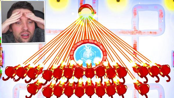 BENX vs. $750000 LASER MINIGUN SCHÜTZEN in Bloons TD6