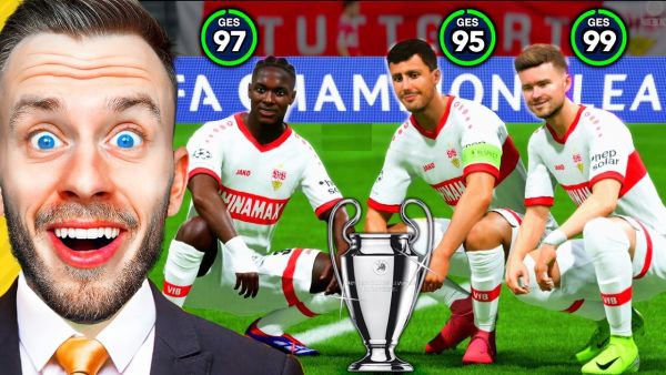 Ich übernehme den VfB STUTTGART bis sie die CHAMPIONS LEAGUE gewinnen! 🏆⭐️