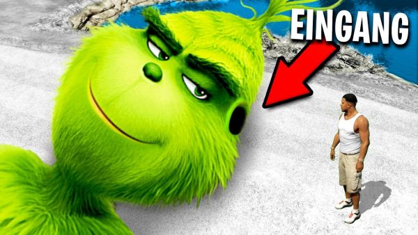 Was ist im KOPF vom GRINCH drin in GTA 5?!🎄🎁