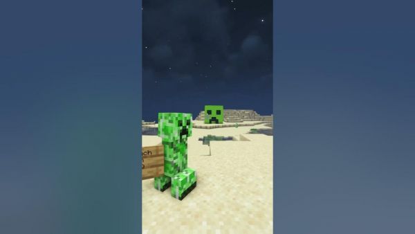 Ein NETTER Creeper holt seine RAKETEN WOHER?!?!? #minecraft #gaming #shorts