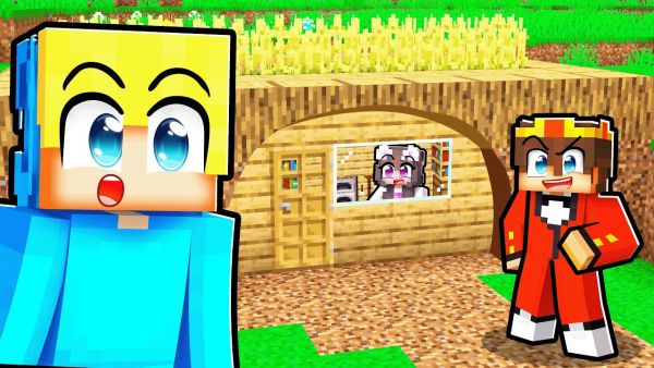 Meine FREUNDE verstecken sich vor mir in diesem GEHEIMEN RAUM in Minecraft!
