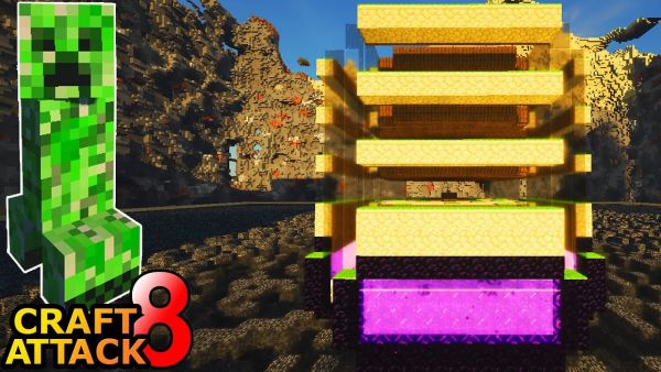 Erstes Creeper Farm Modul fertig! Funktionstest & mehr! - Minecraft Craft Attack 8 #191