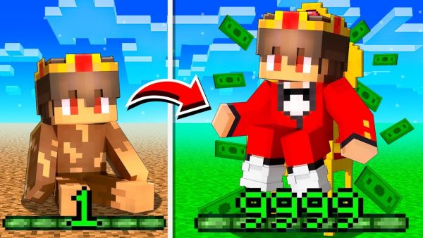 Mit JEDEM XP LEVEL werde ich REICHER in Minecraft!