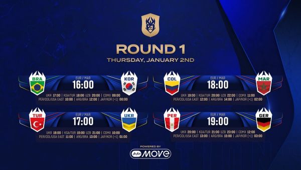 👑 KINGS WORLD CUP NATIONS - RONDA 1 - DIA 2 ⚽