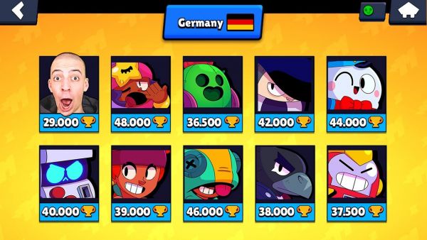 1vs1vs1vs1vs1vs1vs1 gegen die TOP 10 🏆 DEUTSCHEN BRAWL STARS SPIELER!!