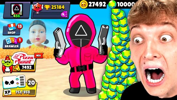 SQUID GAME in BRAWL STARS! 😱