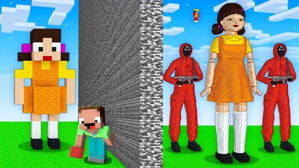 Ich Cheate Mit SQUID GAME in Minecraft Bau Challenge!