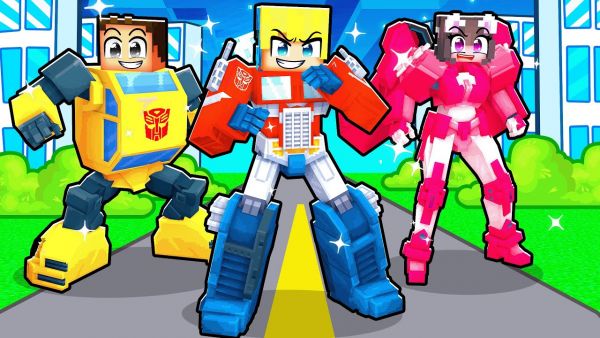 Eine TRANSFORMERS FAMILIE haben in Minecraft!