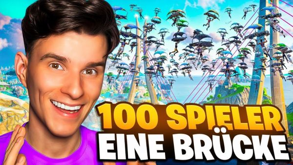 100 SPIELER LANDEN AUF DER BRÜCKE IN FORTNITE CHAPTER 6
