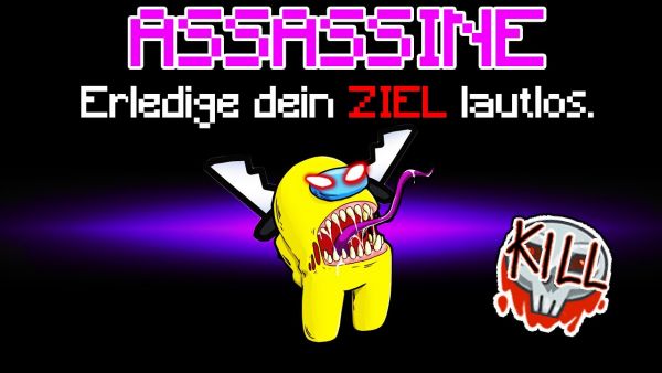 AMONG US als ASSASINE spielen ! 💀 ( Auftragskiller )