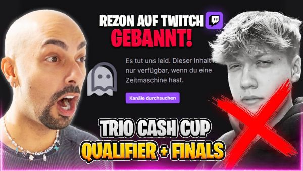 😱REZON WIRD LIVE GEBANNT! Trio Cash Cup