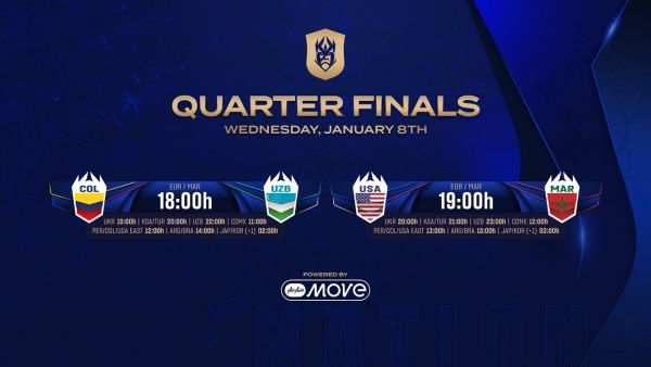 👑 KINGS WORLD CUP NATIONS - QUARTER FINALS - DAY 1 ⚽