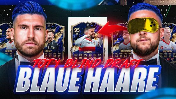 Wer geht ins TOTY mit BLAUEN HAAREN 😱 TOTY Blind Draft BATTLE 🔥EA FC 25